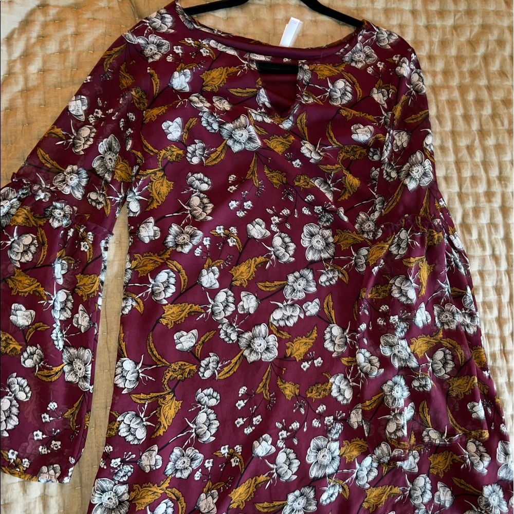 Bell Sleeve mini dress
